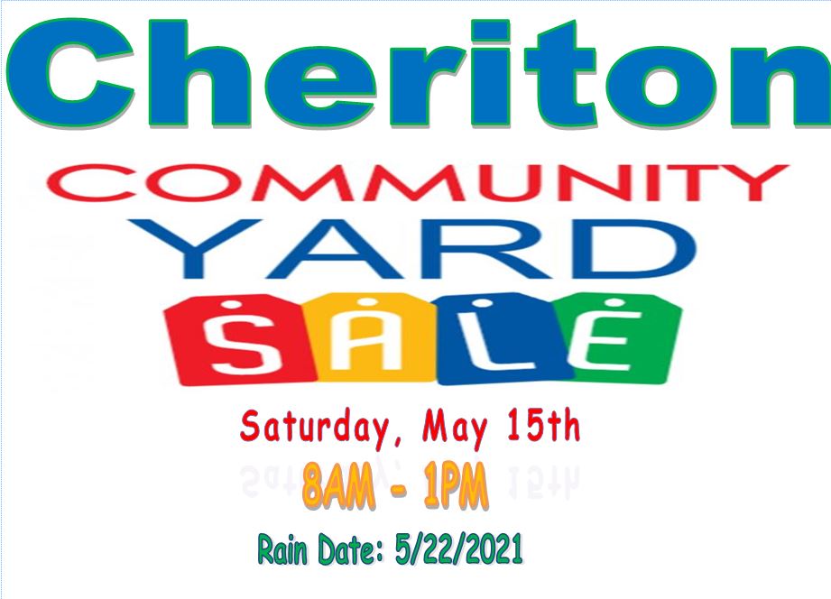 Community Yard Sale Town of Cheriton
